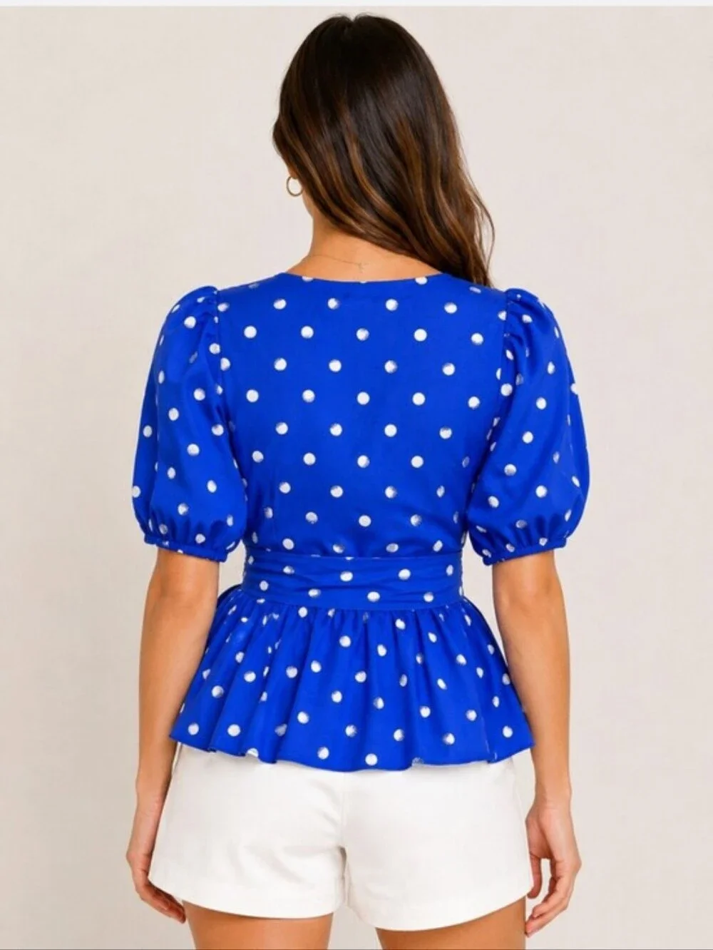 Lilly Pulitzer Kara Dot Wrap Top 6